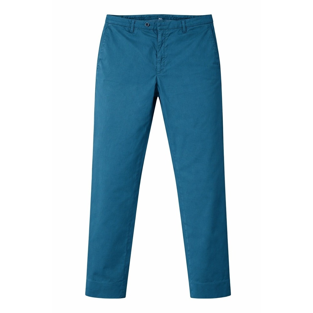 Zanella Noah Teal Cotton Stretch Dress Pants Italy 40 Luxury